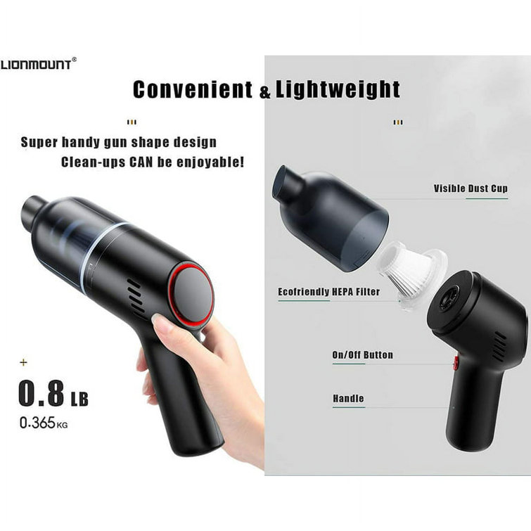 MOOSOO Bagless Handheld Vacuum Wayfair Canada